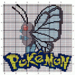 Butterfree Knitting Chart