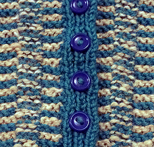 How to Thread Small Button Holes with Yarn - and No Needle!