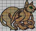 Celtic Cat Knitting Chart