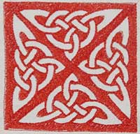 Celtic knot machine embroidery design