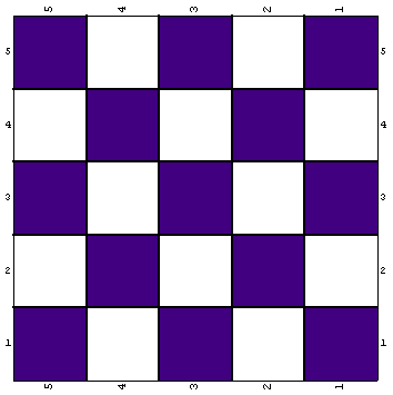 chart for the checkered cushion