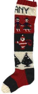 Personalised Christmas Stocking From 1945 Knitting And Com