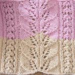 Cables and Lace Afghan: Square #7 by Kay MacLaury