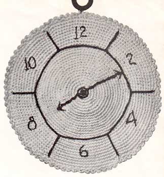 Clock potholder