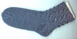 Cloverleaf Eyelet Rib Socks for Little Girls