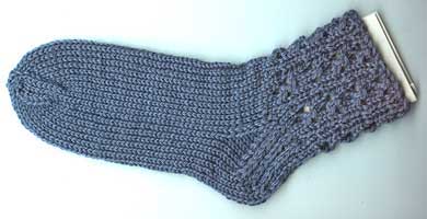 Cloverleaf Eyelet Socks