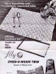 Lily Speed-O-Weave Oblong Luncheon Set