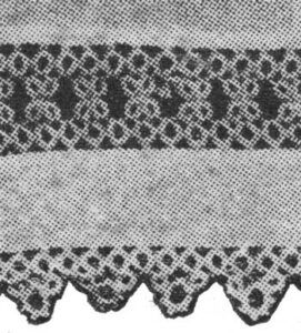 Tatted Edge and Insertion for the Curtain from The Modern Priscilla for June, 1917