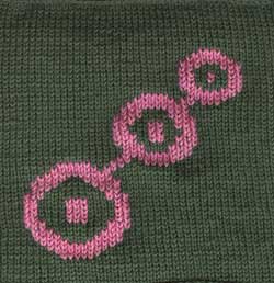 Crop Circle Afghan Square