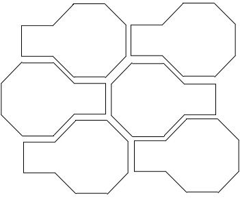 Diagram for sewing the finished motifs together.