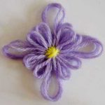 Concave Diamonds on a Round Flower Loom