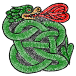 Celtic Dragon Machine Embroidery
