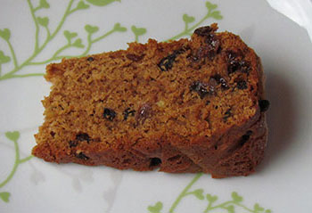 Eggless fruit loaf