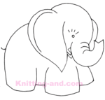 Elephant Embroidery Design