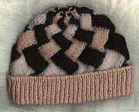 Entrelac Hat