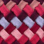 Oddball Sampler Afghan Square #6: Entrelac Square