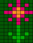 Flower Knitting Chart