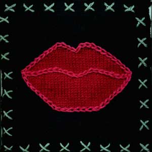 Give Us a Kiss Afghan Square