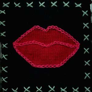Give Us a Kiss Afghan Square