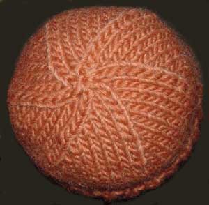 Classic knitted watch cap. Free knitting pattern