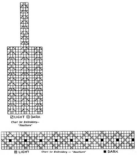 Embroidery and color knitting charts