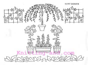 Flower and plant embroidery designs