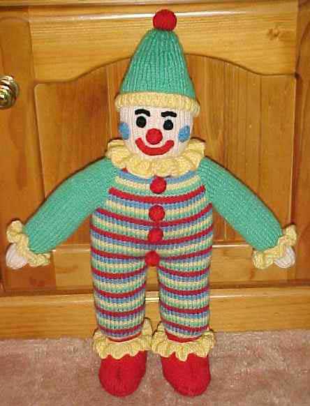 Jean's Knitted Clown