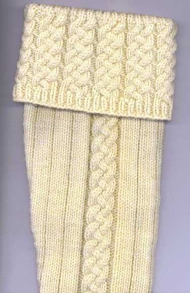 Hand Knitted Kilt Hose  Socks Baymar Knitwear Made in Scotland