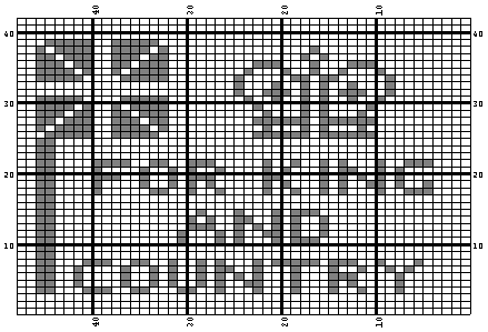 For King and Country filet crochet pattern