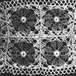 1949 Knitted Medallion Doily