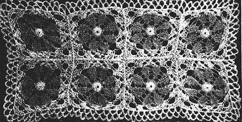 Knitted doily