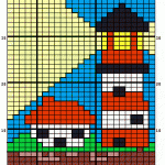 Lighthouse Knitting Chart
