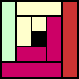 Log cabin color diagram