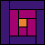 Log cabin color diagram