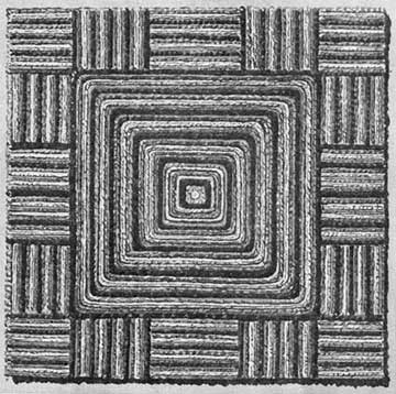 Square rug to make with the SIngercraft guide