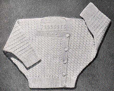 dolma sleeved baby cardigan