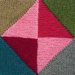 Oddball Sampler Afghan Square #14: Magic Diamond