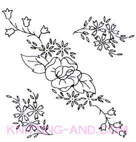 Flower embroidery patterns