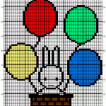 Miffy Knitting Chart