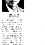 Mrs Pickworth’s Presentation, The Courier-Mail, Brisbane Saturday 14 April 1934