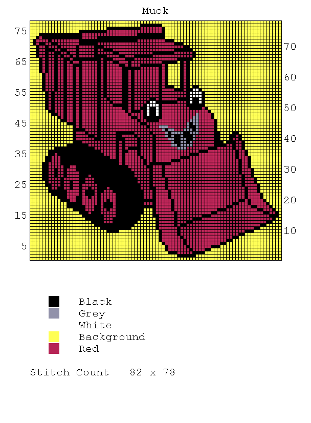 Muck knitting chart