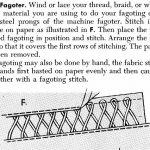 How to Use the Singercraft Fagoter Without Stay Lines from “Sewing for the Home” 1946