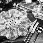 Knitted Lace Luncheon Mats