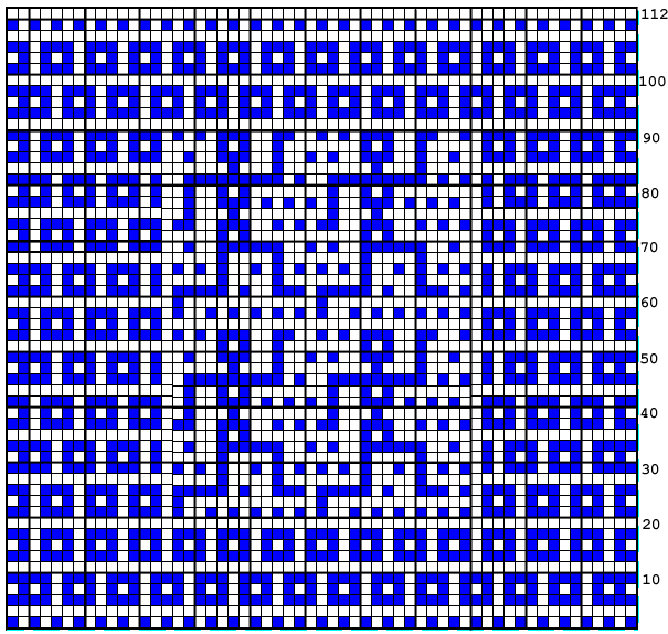 Slip stitch knitting chart