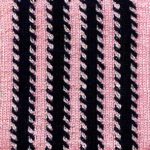 Oddball Sampler Afghan Square #3: Pyjama Stripes