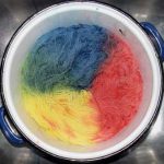 Rainbow Dyeing the Ashford Way