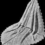 Rose Leaf Baby Shawl