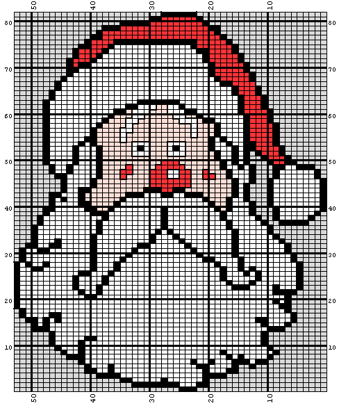 Santa Claus Knitting Chart » Knitting-and.com