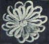 Double layer loomed flower