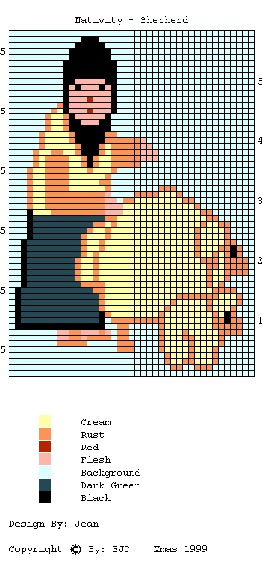 Shepherd knitting chart